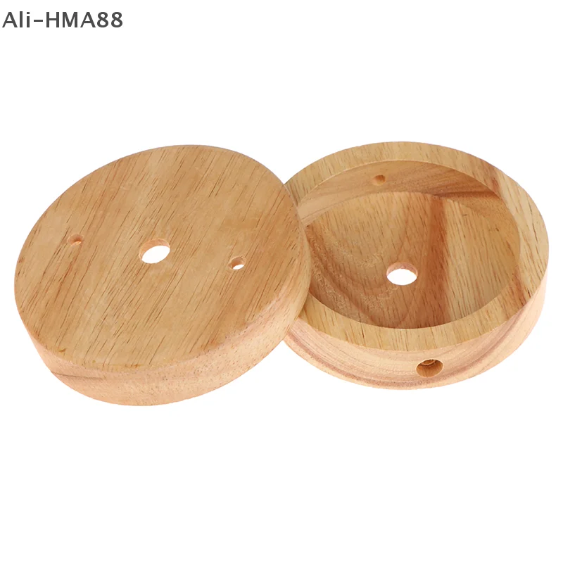 1 قطعة 2025 جديد 10/12 سنتيمتر قاعدة مصابيح خشبية الحديثة لوحة السقف حامل قلادة مصباح المناسب الثريا قاعدة DIY بها بنفسك الإضاءة اكسسوارات