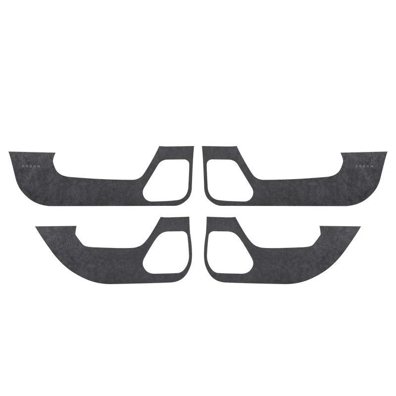 

For Zeekr 7X 2025 Italy Suede Car Door Anti-kick Pad Front Rear Door Protective Pad Interior Car Decorative Auto Accessories