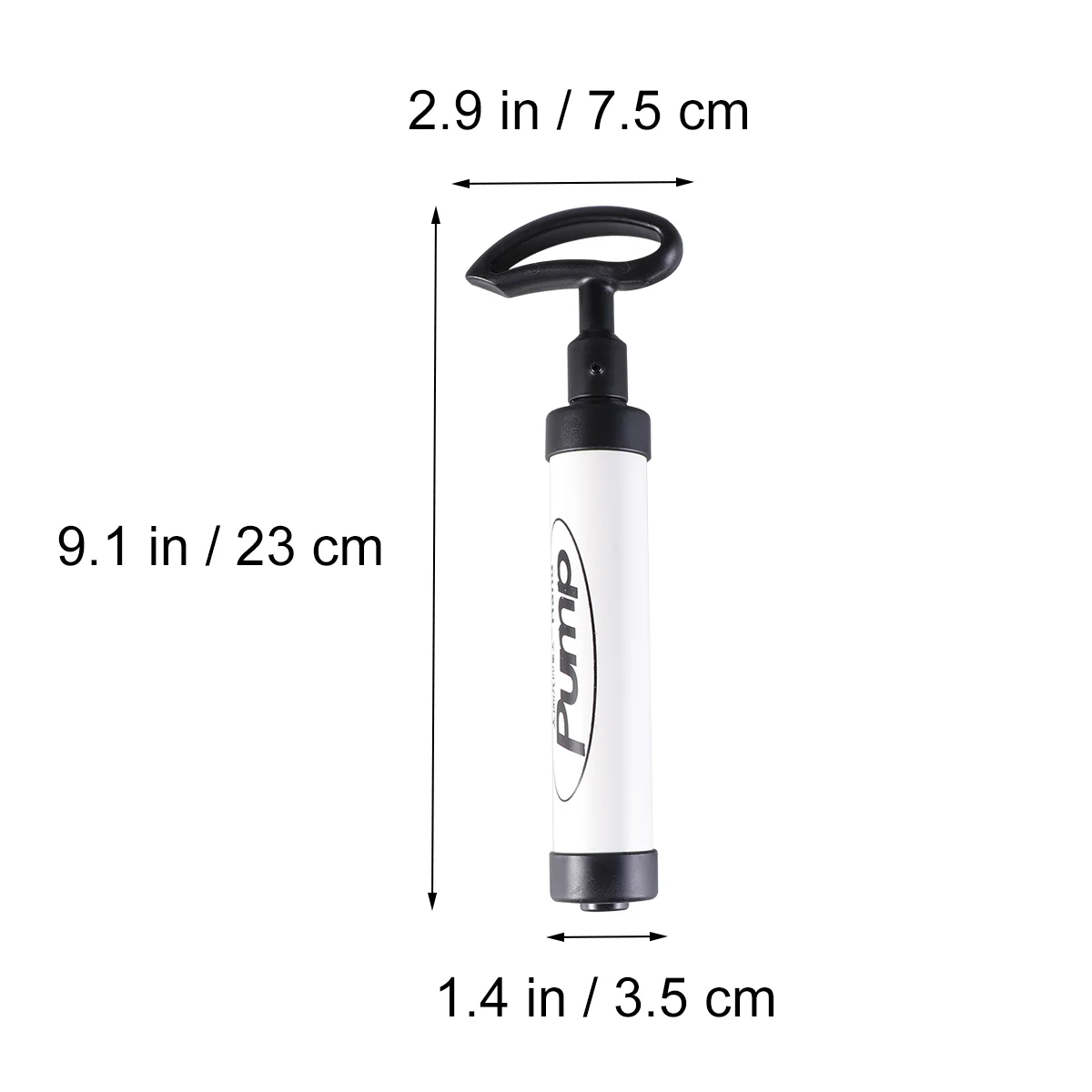 Mini Portable Hand Pump with a Gas Pin & an Air Faucet Bike Inflator Bike Pump Hand Air Pump for Basketball Volleyball Gym Ball