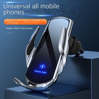 OllyMurs-Car Mobile Phone Wireless Charging Holder Automatic Induction Navigation Car Supplies New Universal Cellphones Baseus