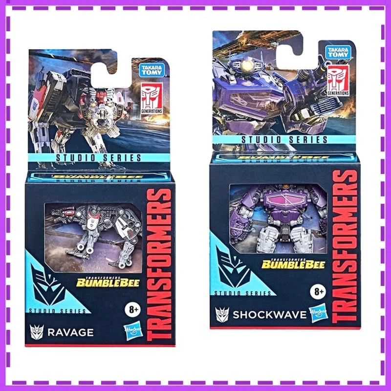 Hasbro Anime Transformers Ravage Shockwave Soundwave Brawn Spike Witwicky  Christmas Gifts Genuine Action Figure Model Toys