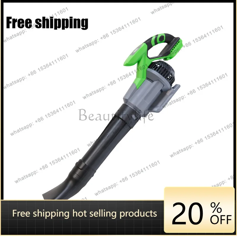 Brushless blower digital display screen charging portable snow blower garden tools