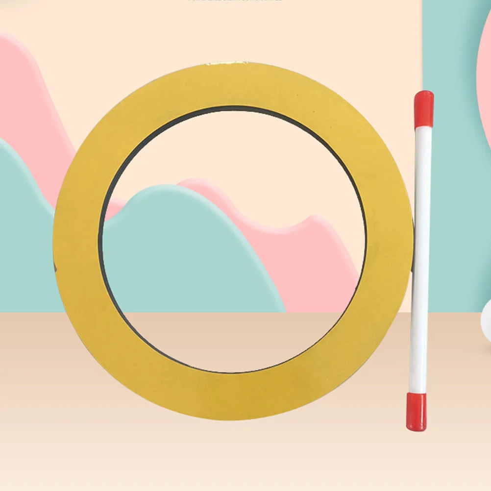 1 مجموعة أطفال طبلة يدوية جولة قرع أداة الطبل وشملت أداء الموسيقى الاحتفال آلة موسيقية