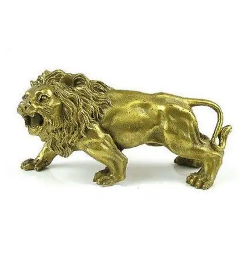 

Nice Brass Statue figurine LION 5.5'' (inch)