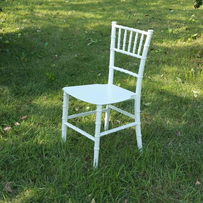 10 قطعة في الهواء الطلق الأبيض الاطفال حديقة الزفاف مأدبة الأطفال الصغيرة شيافاري تيفاني كراسي تناول الطعام البلاستيكية الأحداث الزفاف Cadeiras