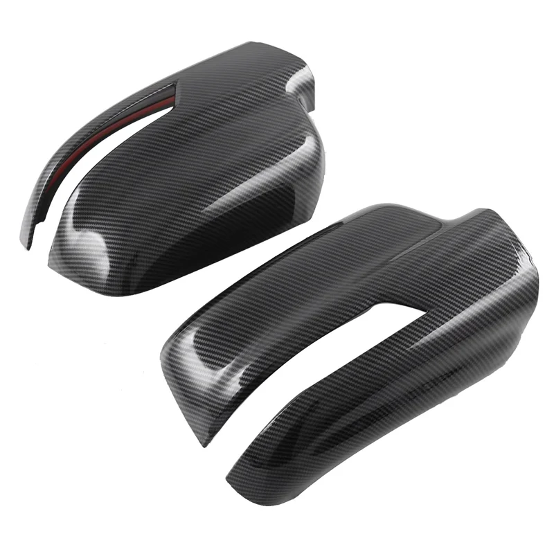 

1Pair Rearview Mirror Cover Trim for Dodge Ram 1500 23 Carbon Fiber_N29R