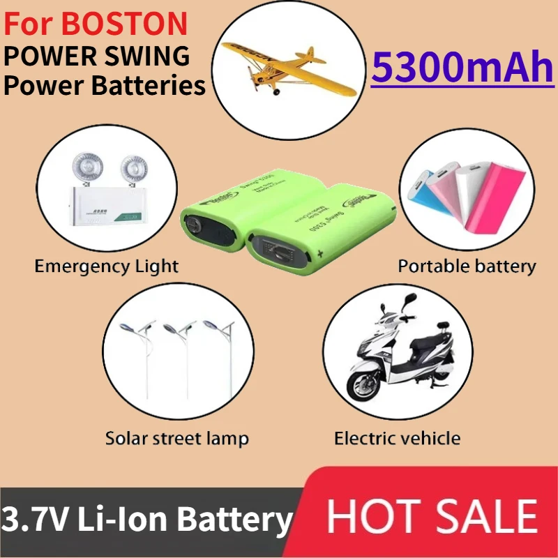 

New 3.7V 5300mAh Li-Ion Battery for BOSTON POWER SWING Power Batteries Are Resistant To Low Temperatures High-Capacity