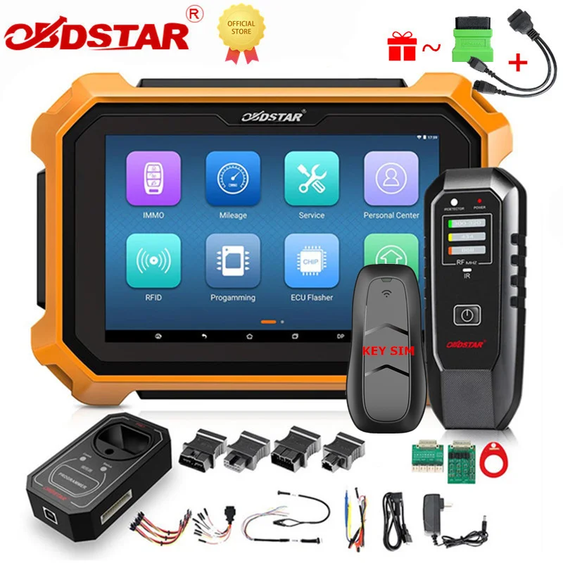 OBDSTAR X300 DP PLUS KEY MASTER PLUS Auto Key Programmer with KEY SIM  5 IN 1 Get Free for Renault Adapter and FCA 12 8 Adapter