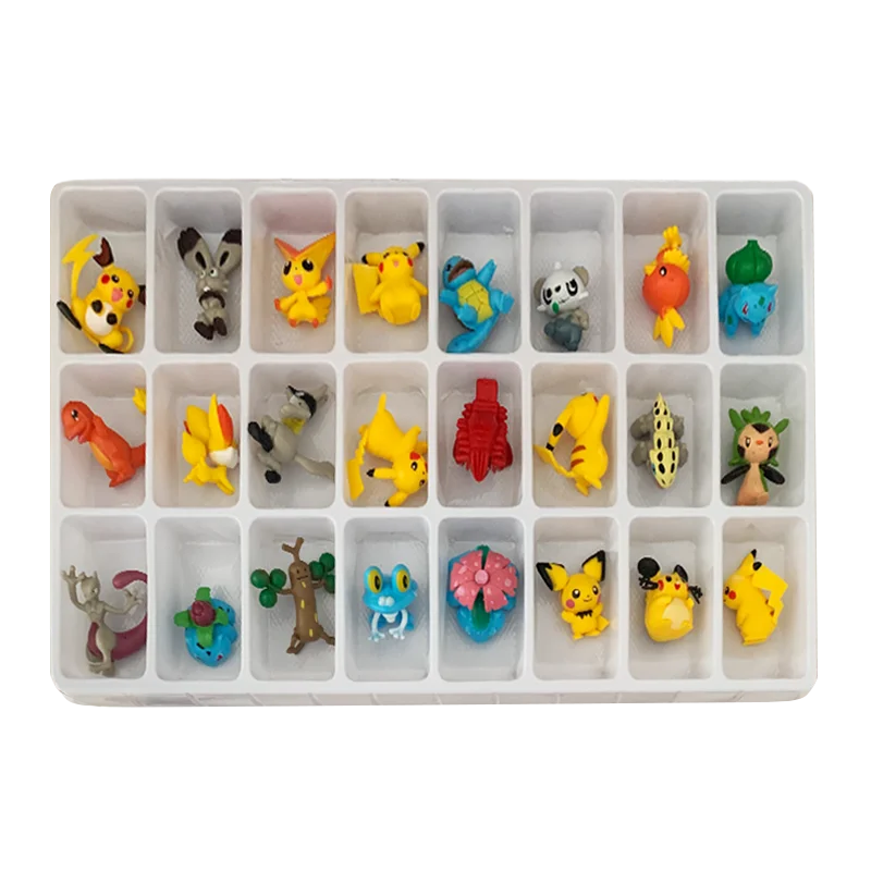 Pokemon figurka boże narodzenie Halloween prezent kalendarz adwentowy Kawaii Pikachu Anime figuralna akcja 24 szt. Zestaw Model z pcv zabawki dla