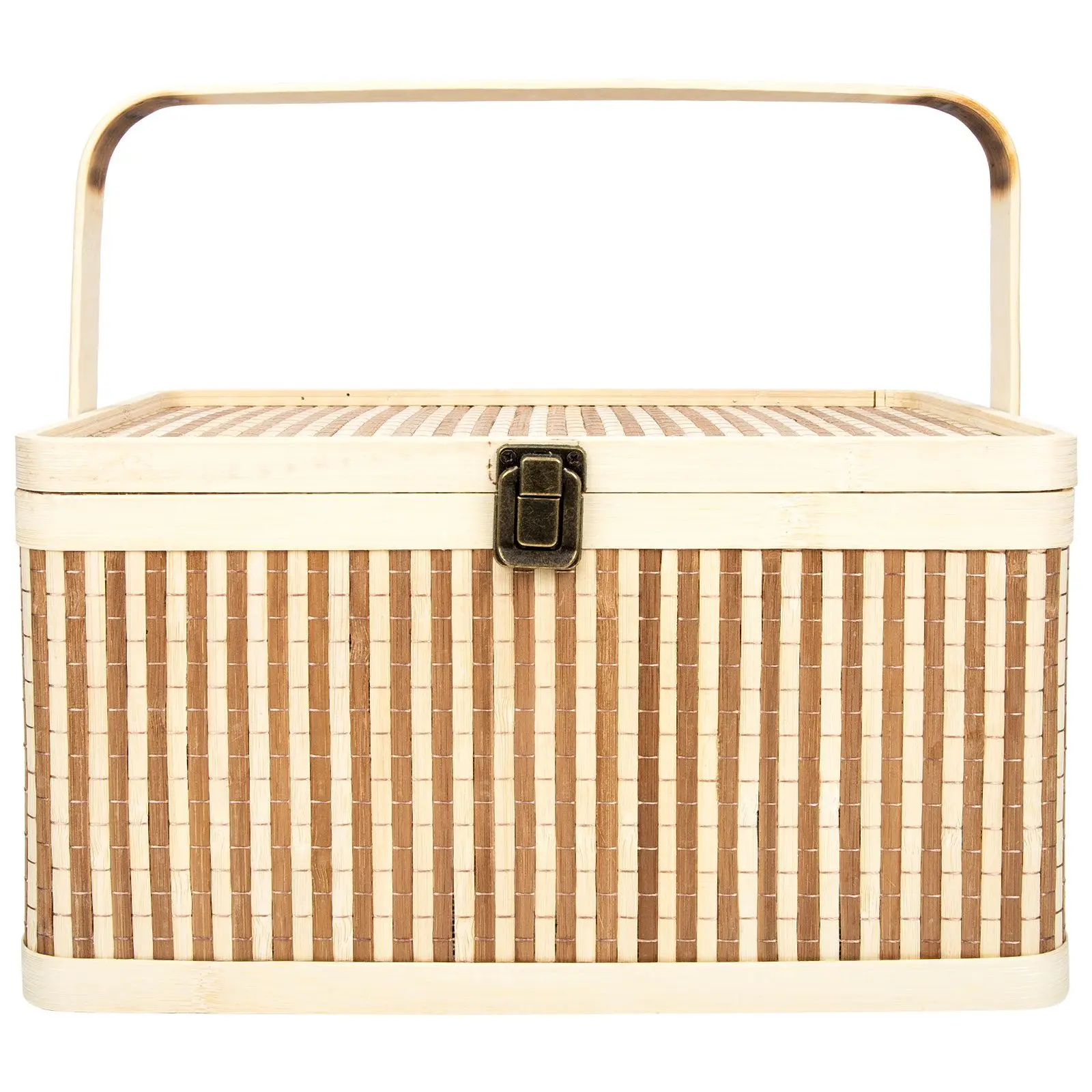 

Bamboo H Fruit Bamboo Basket Basket for Packing Manual Spacious Fruit Moon Cake Portable Home Storage Decor