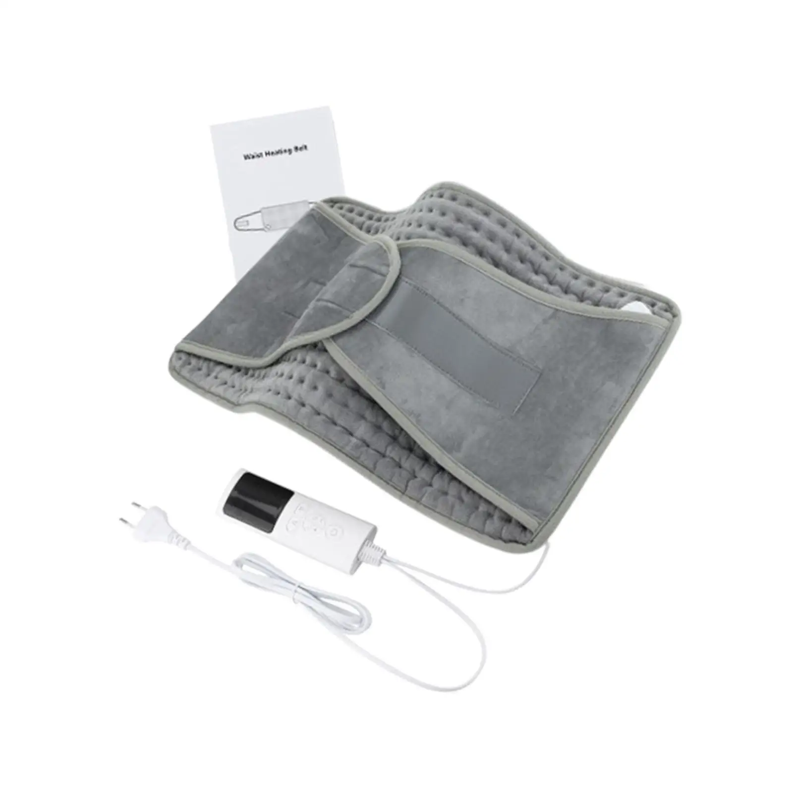 Electric Heated Waist Belt Timer Function Ultra Soft Heating Pad Versatile Blanket for Home Office Lower Back