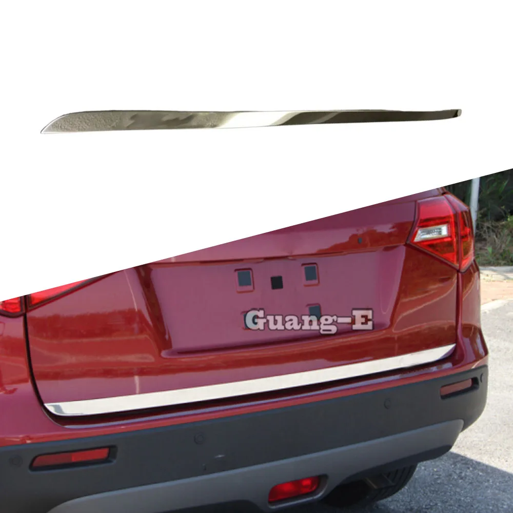 

For Suzuki Vitara 2016 2017 2018 2019 2020 Car Rear Back Door Trunk Trim Strip Molding Stream Lamp Panel Molding Parts