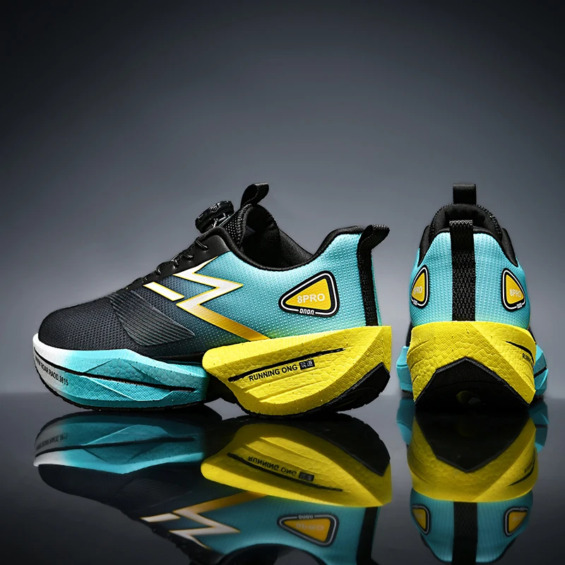 

Men Women Running Shoes Cushioned Carbon Plate Sneakers Lightweight Casual Shoes Breathable Anti-slip Fitness Walking Shoes