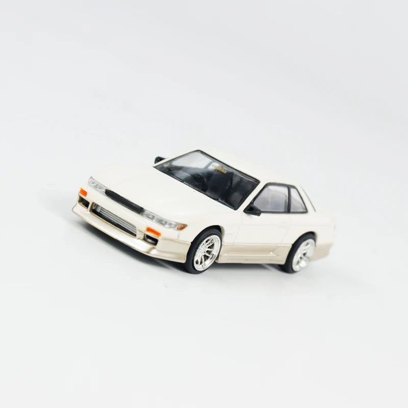 Nissan Silvia s13-鋳造合金シミュレーションモデル,子供用装飾玩具,クリスマスプレゼント,1:64