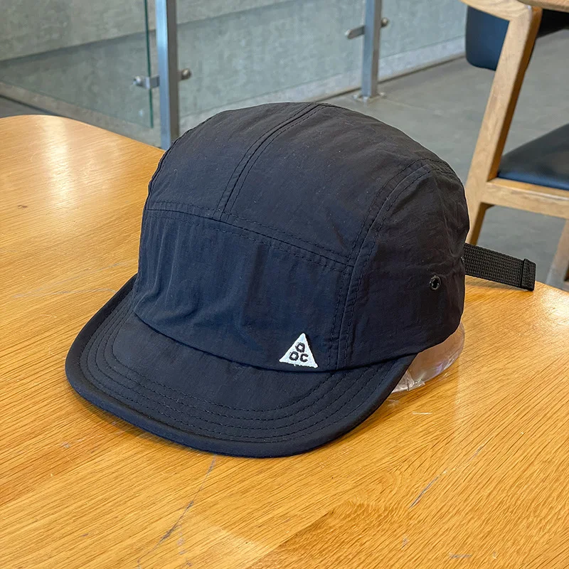 Gorra de béisbol japonesa de secado rápido para hombre y mujer, protector solar de verano para exteriores, informal, versátil, con 5 solapas, para acampar
