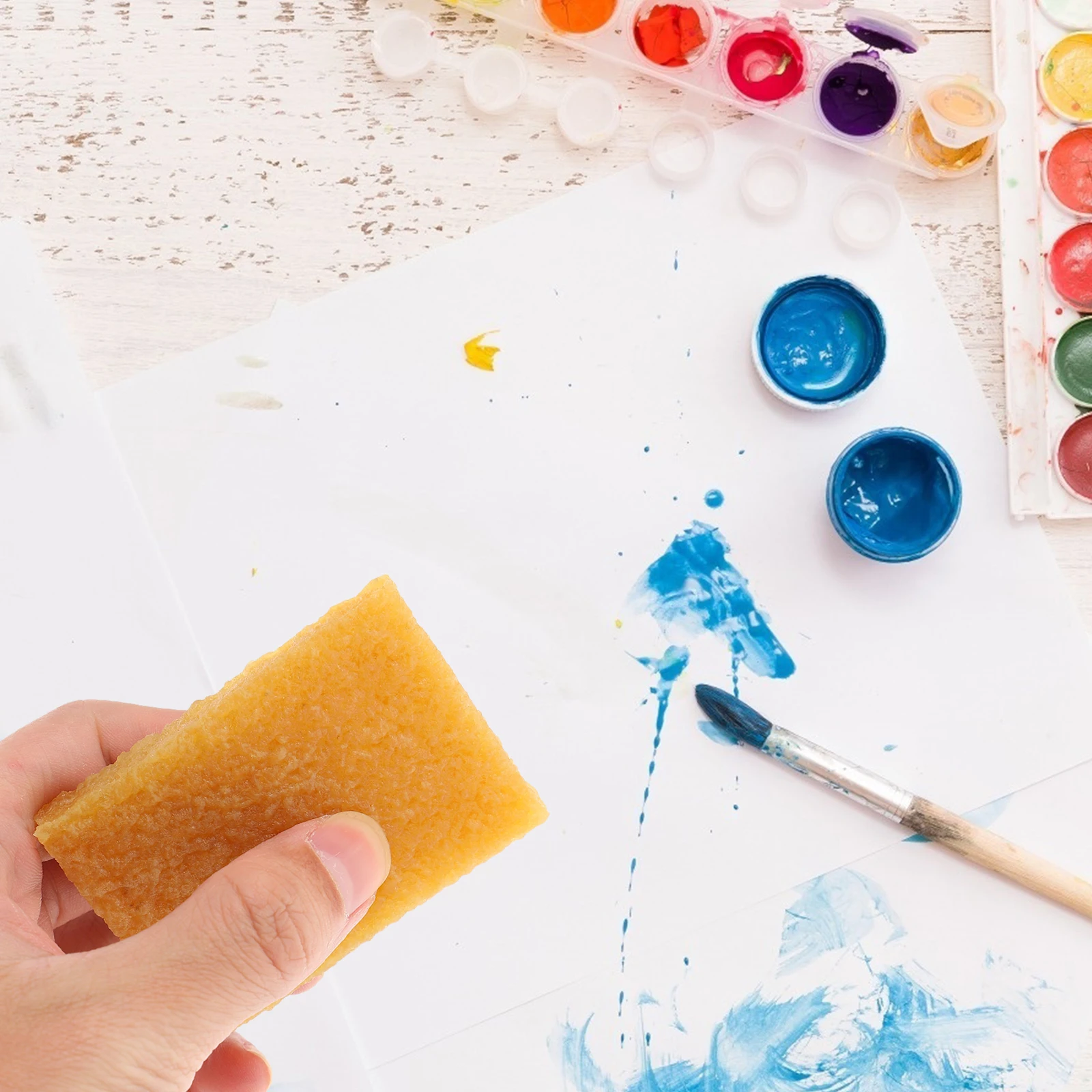 

10 Pcs Raw Glue Rub Residue Remover Erasers Adhesive Rubber for Artists Dust Clean Cement Rubbers