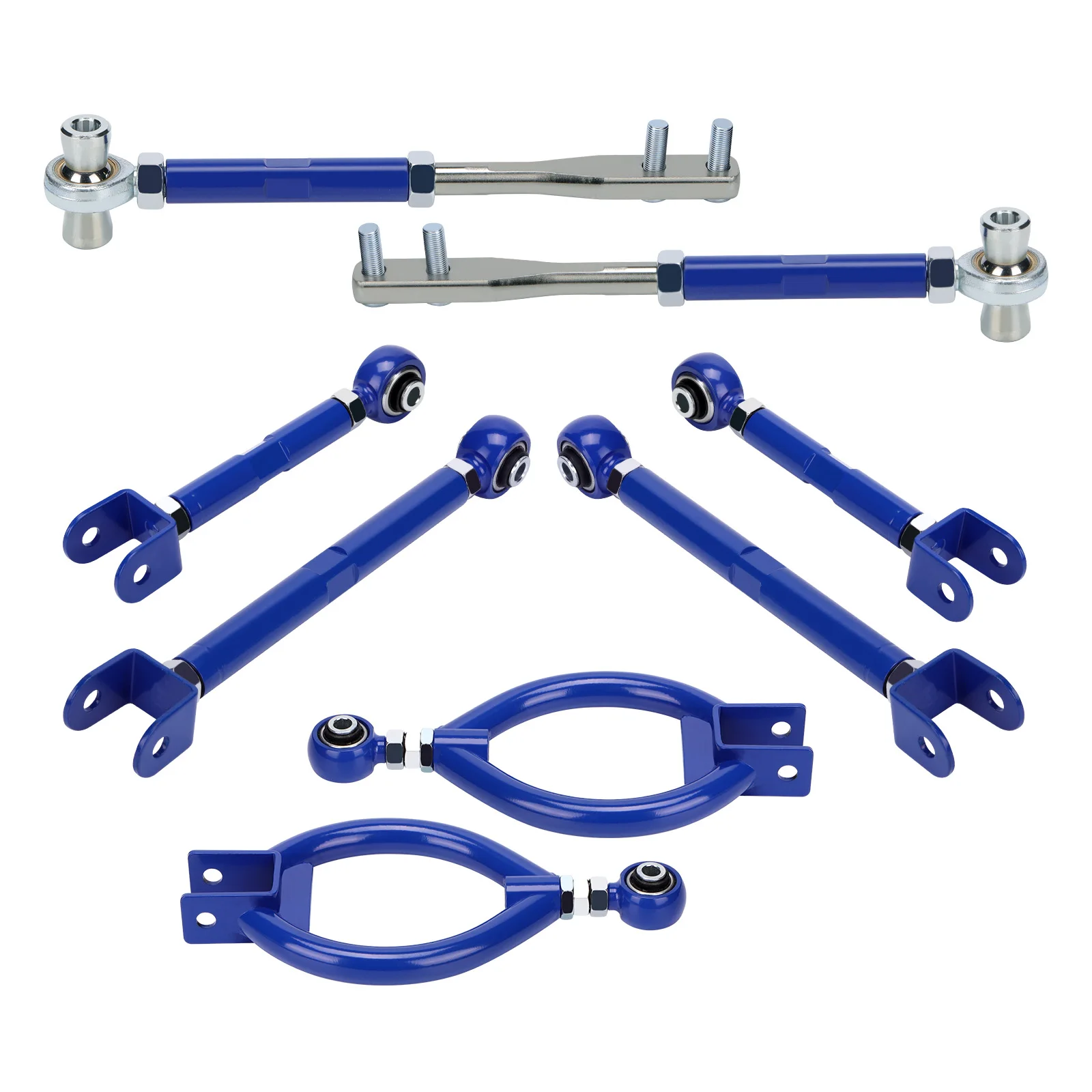 Rear Camber Kit + Traction Control Arms Tension Rods For Nissan 300ZX Z32 90-96