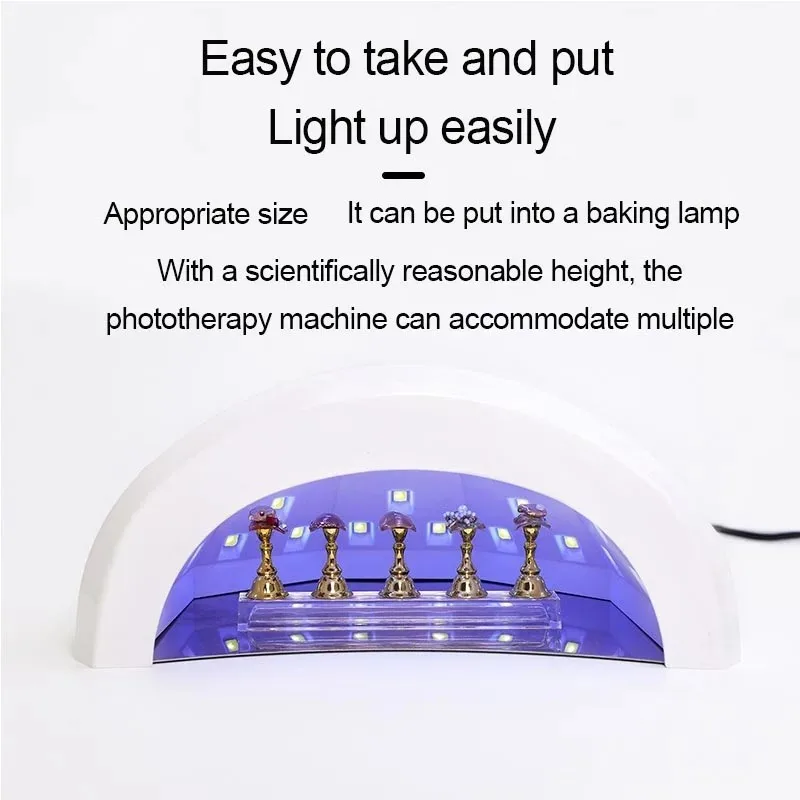 Présentoir magnétique pour vernis à ongles, 5 pièces, support pour échantillons d'ongles, pointes magnétiques, mastic réutilisable, MJZSJ03, nouveau