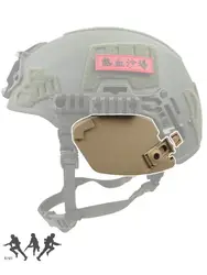 FMA Hunting Airsoft Ballistic Helmet Ear Cover for 3.0 Guide Rail Wendy's Helmet Face protection thick plate