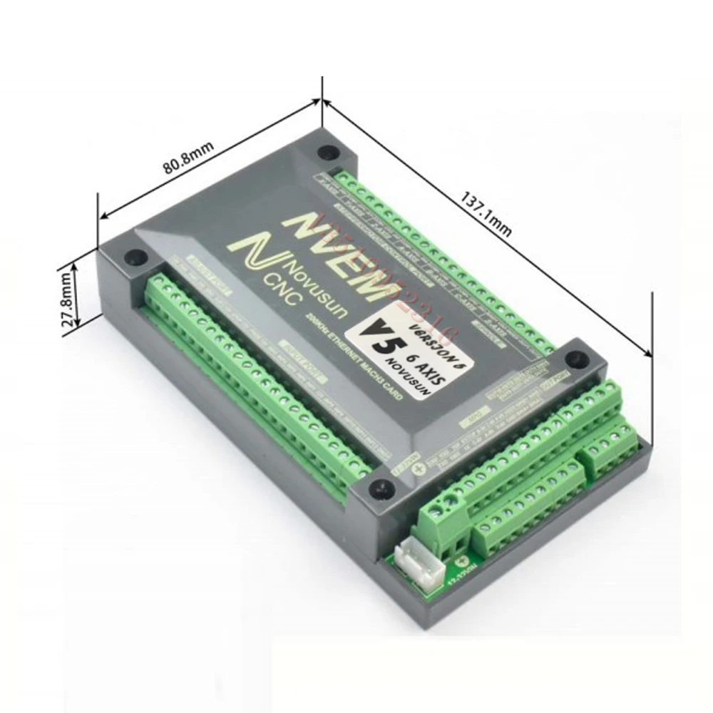 MACH3 Nvem V2.1 CNC Motion Controller 3 Axis / 4 Axis / 5 Axis / 6 Axis Ethernet  Slave Funct for Stepper,Servo Motor