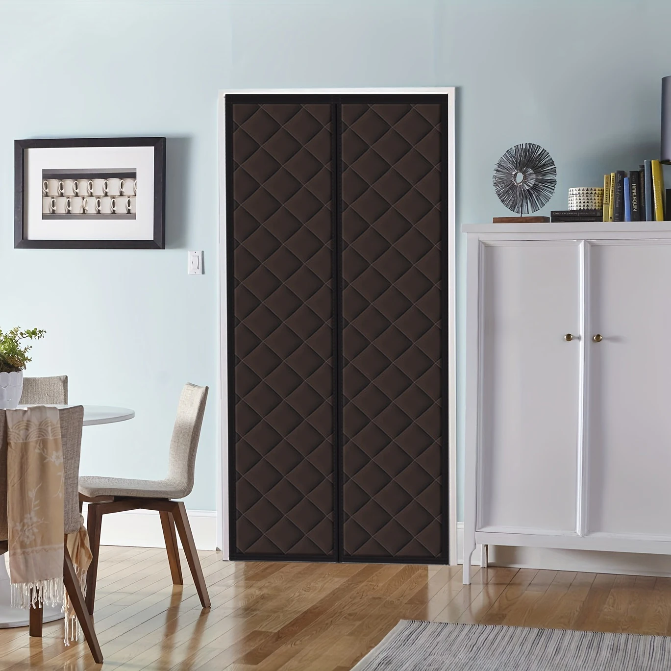 Winter Windproof and Cold Resistant Air Conditioning, Magnetic, Silent, Heat-insulating and Soundproof Curtains