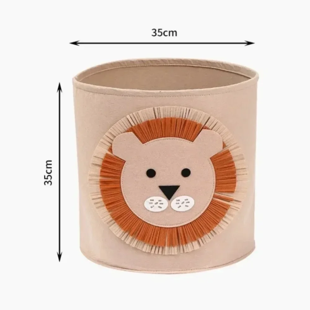 Cartoon Storage Basket Kids Toys Clothes Shoes Storage Bucket Washable Dirty Foldable Clothes Basket Home Storage Laundry Basket