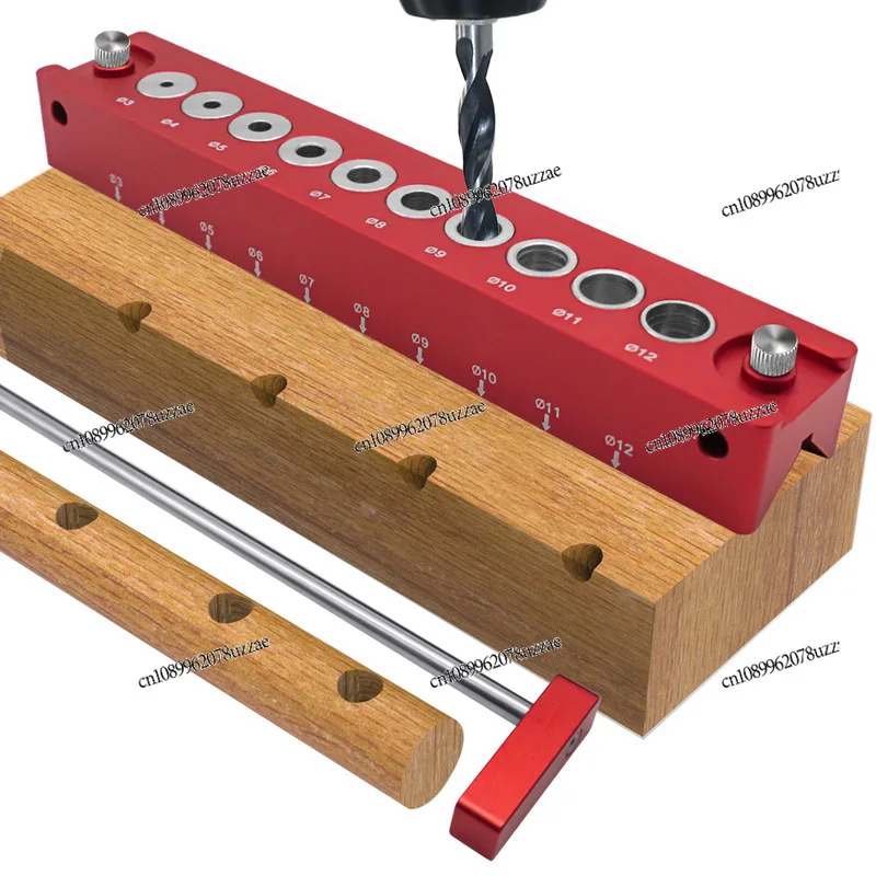 Woodworking Punching Positioner, Square Wood 45 Degree Drilling Log Tenon Puncher, Auxiliary Positioning Plate Type Puzzle