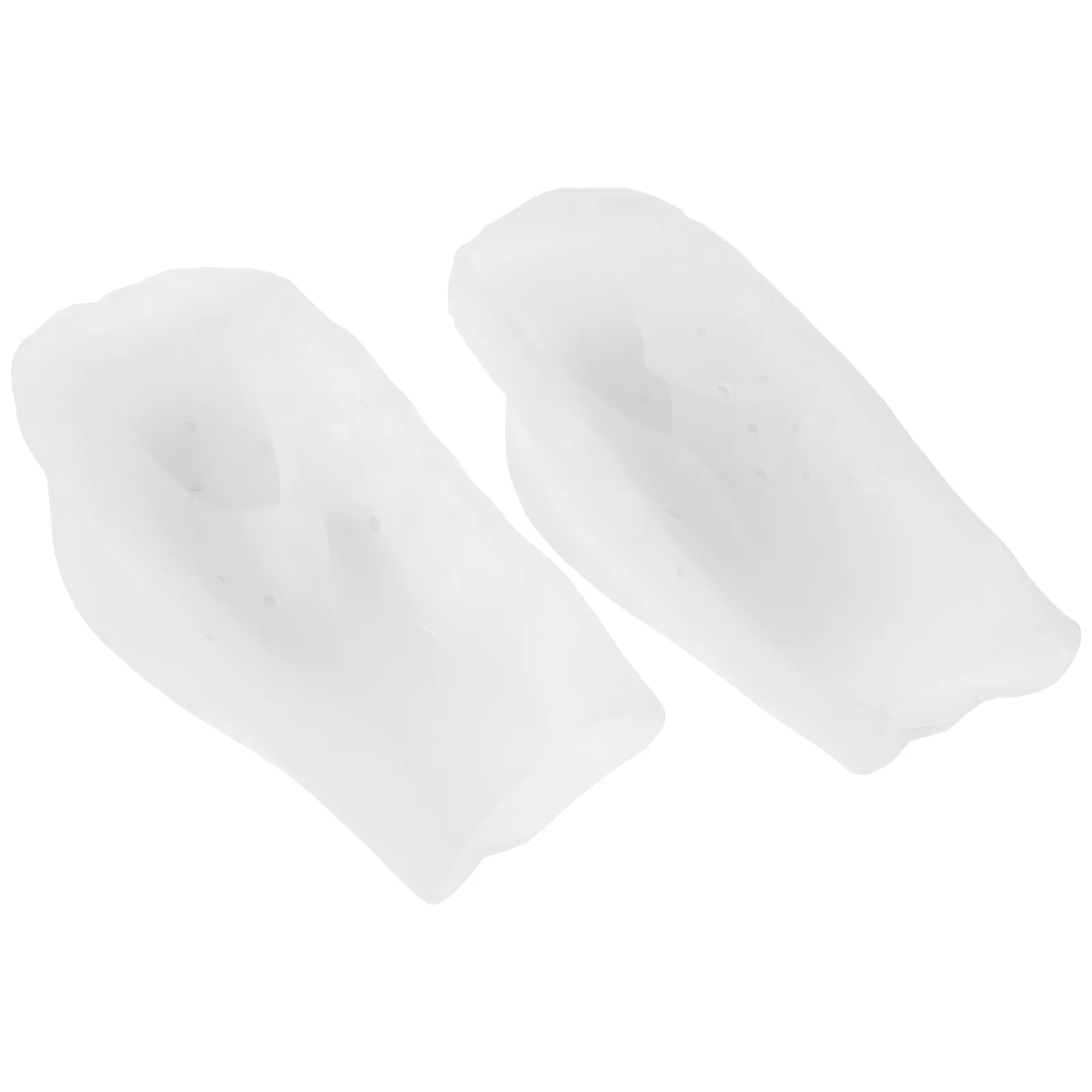 Heel Cup Insoles Shoe Inserts Silicone Pads High Protectors White Practical Travel