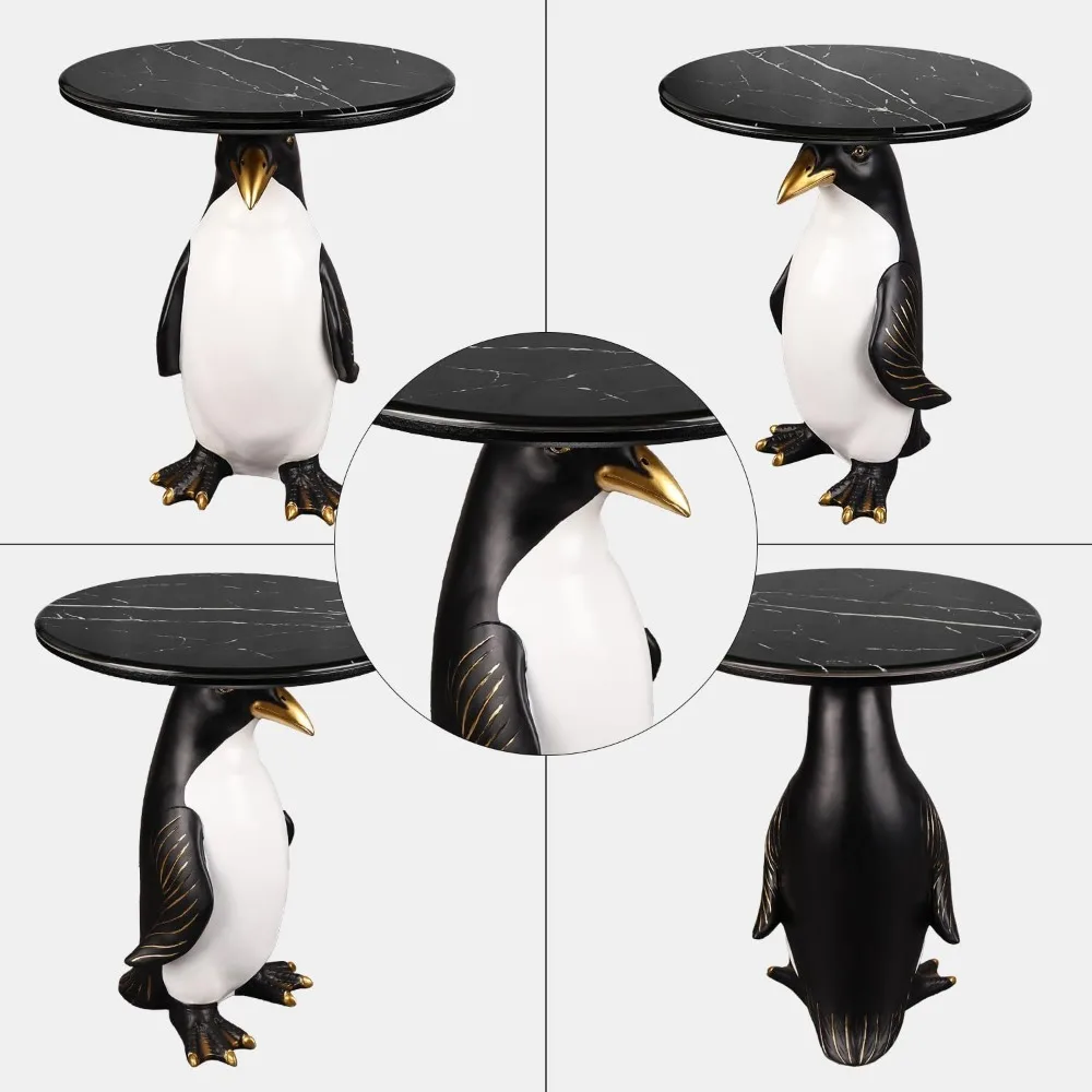 Mesa de centro redonda única de mármol para sala de estar y dormitorio: mesa auxiliar moderna con decoración artística y opciones de mesita de noche