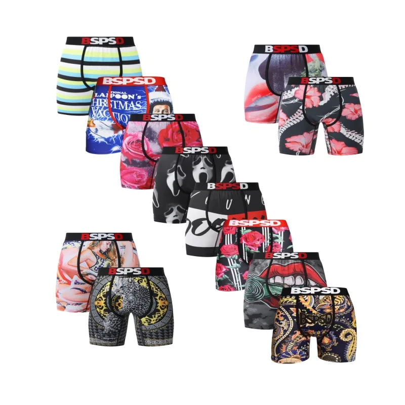 

Underwear Boxers for Man Sexy Breathable Mens Swimming Underpants Plus Size S-XXL Men's Boxer Briefs Mens Panties Trunks