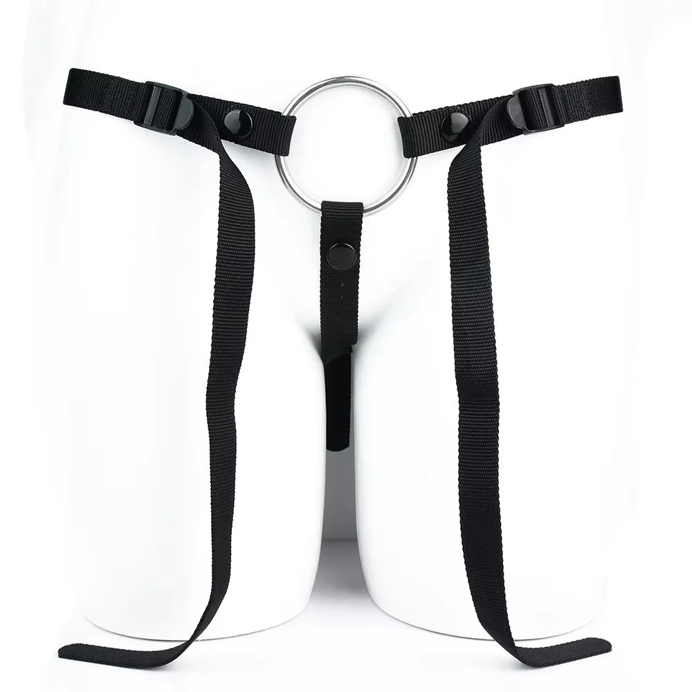 SXM-arnés de cinturón ajustable para consolador, tapón Anal, Strapon, Juguetes sexuales BDSM, correa de 4 tamaños con anillo, juego de pene portátil, placer para adultos