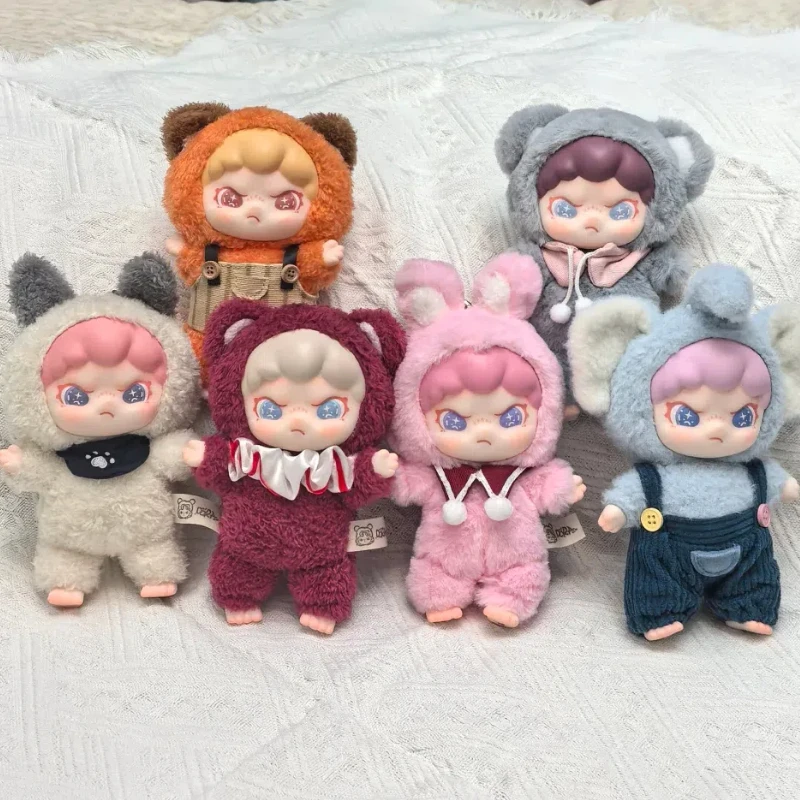 

Dora Furry Animal Series Plush Vinyl Collection Blind Box Kawaii Pendant Doll Collection Decoration Mystery Toy Birthday Gift