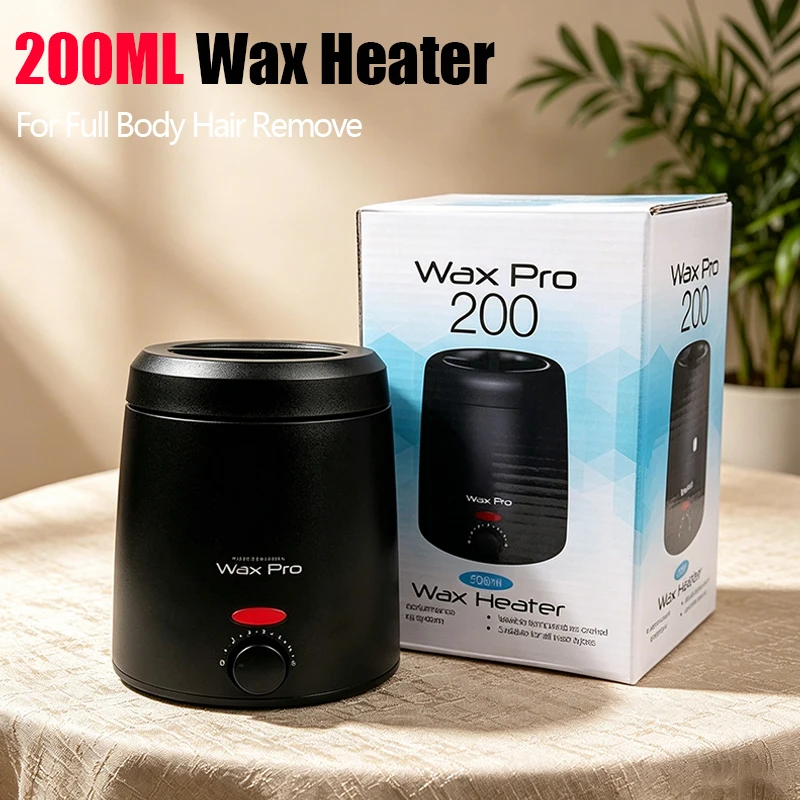 ¡Gran Oferta 2026! Calentador de Cera de 200ML para Depilación, Máquina de Cera para Depilación, Olla para Derretir Cera, Depilación Unisex