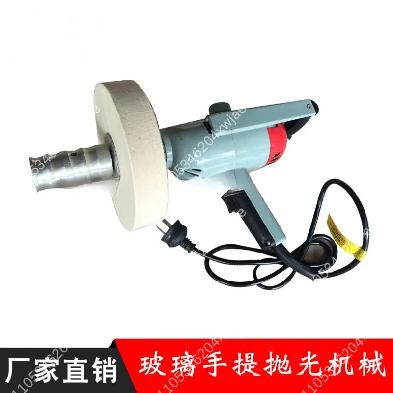 4 Inch Portable Stone Polisher Glass Granite Marble Polishing Machine with Wool Pad