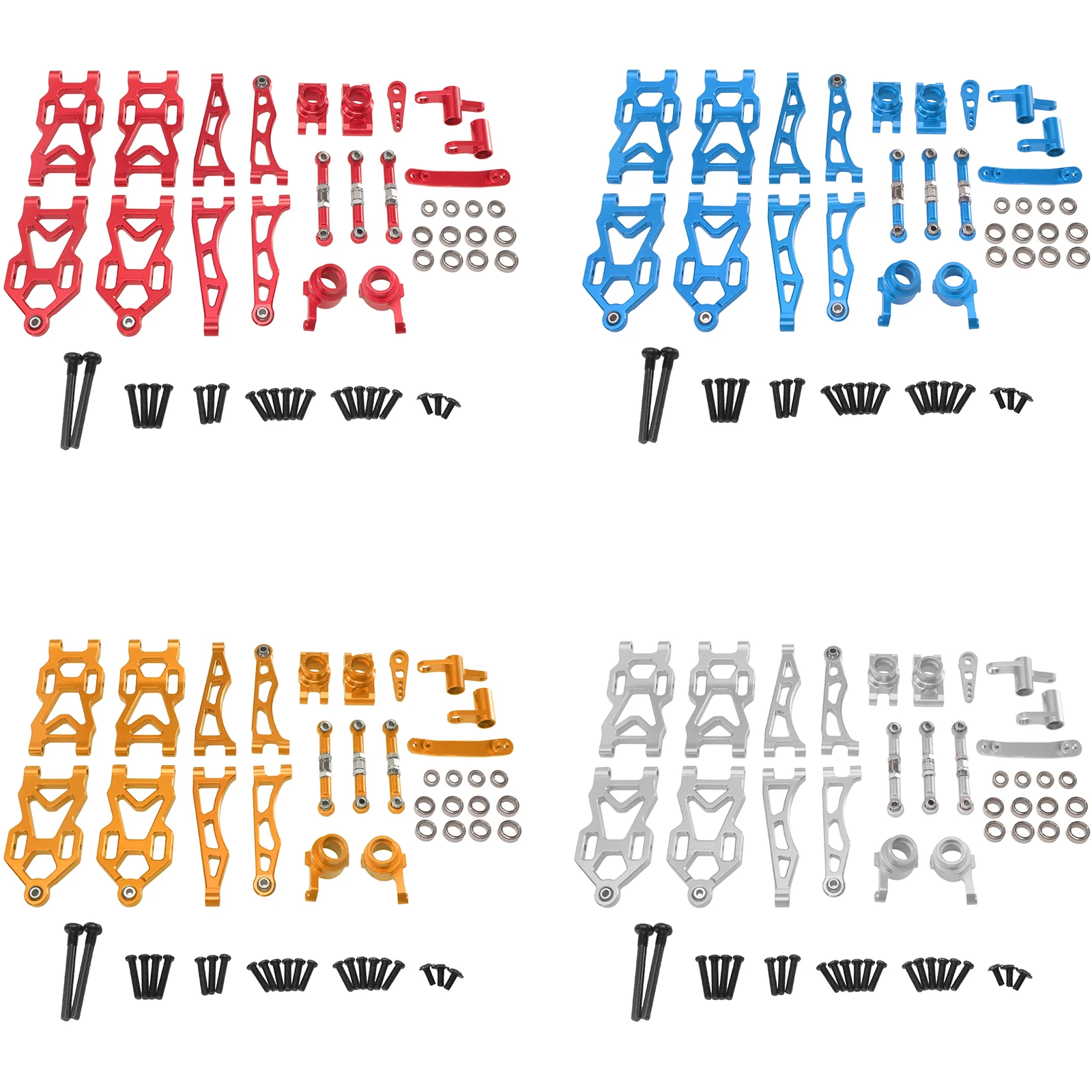 Metal Upgraded Parts Bearing accessories with bearings For SCY 16101 16102 16103 16104 16106 16201 JJRC C8805 RC 1/16