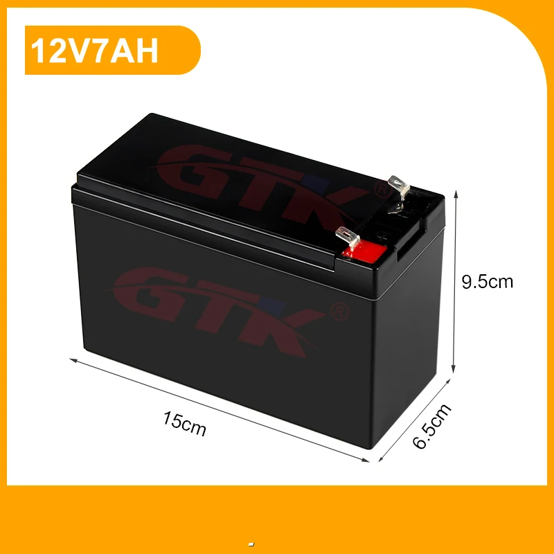 GTK 12V 5AH 7AH 8AH 9AH 12AH Lithium ion charging battery toy car baby, mobile audio play equipment 12V power supply BMS