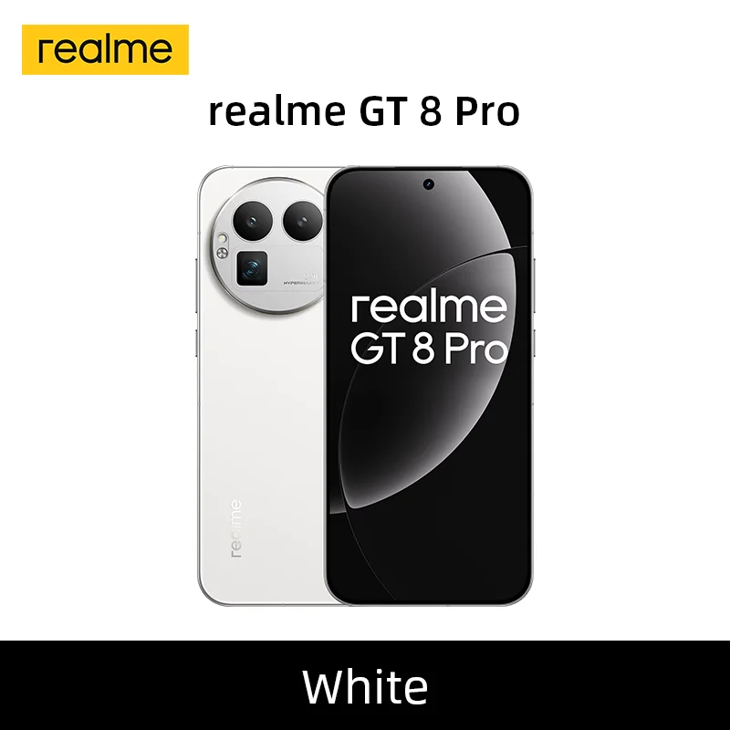 Global Version realme GT 8 Pro 5G Smartphone Snapdragon 8 Elite Gen 5 CPU 200MP Ultra Clarity Telelecamera 7000mAh Batterij 1
