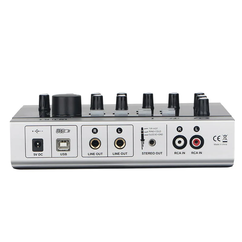 Alctron U16K MK3 USB Audio Recording Interface Microphone External USB Sound Card Amplifier W/RCA Cable for Cellphone PC Laptop 4