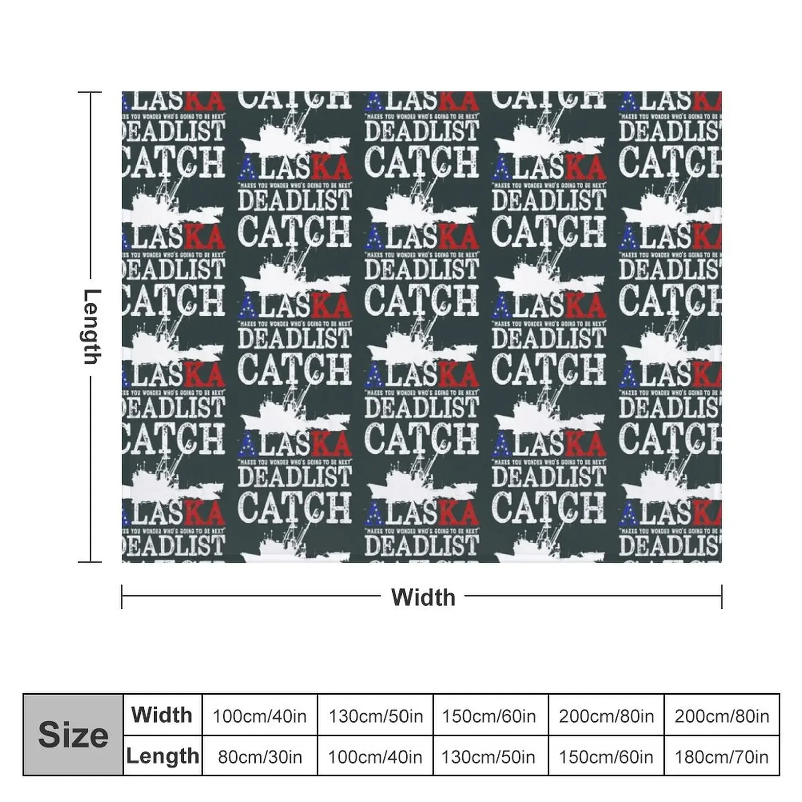 Deadliest Alaska Catch Classic Throw Blanket Designers Soft Big Blankets