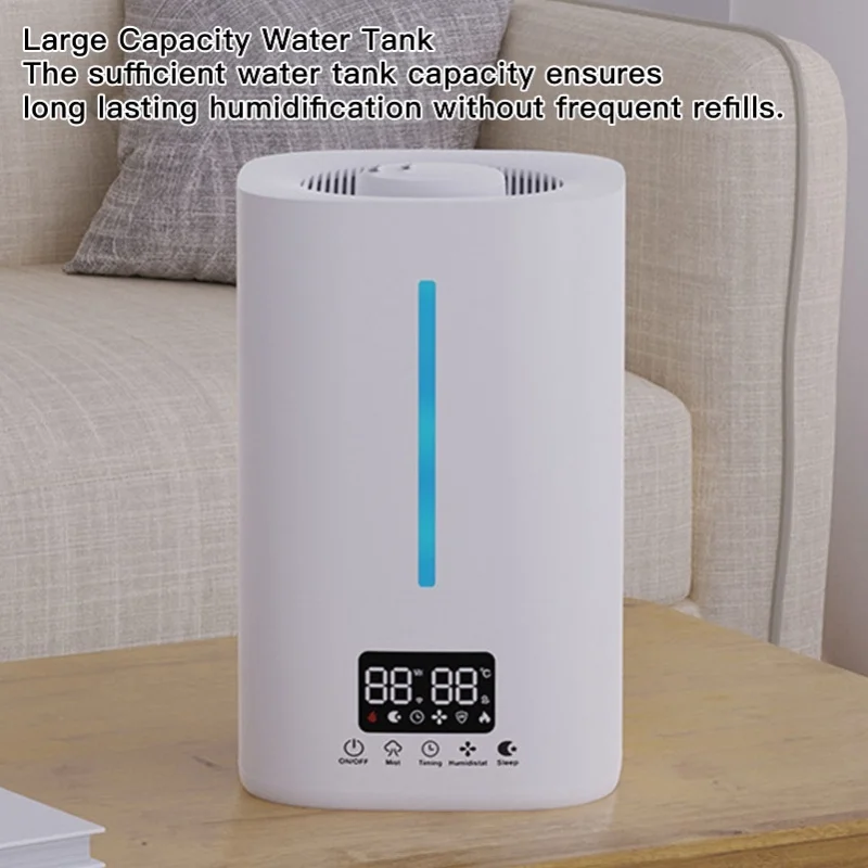 Upgraded Smart Humidifier 5L Warm Cool Mist Remote Control Home Bedroom US Plug 100 240V