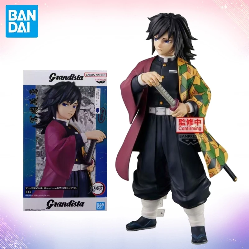 

В наличии BANDAI BANPRESTO оригинальная модель украшения Kimetsu No Yaiba Tomioka Giyuu Grandista аниме мультфильм подарки игрушки WB