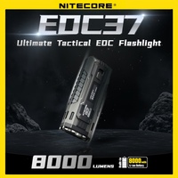 Nitecore EDC37 Flashlight USB-C Rechargeable 8000 Lumens hiking LED EDC UHi Beam Distance 420meters Built-in 8000mAh Battery