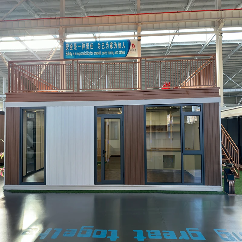 Hot Sale Luxury Expandable Container House With Sandwich Panel And Light Steel Structure Prefab Expandable Container House