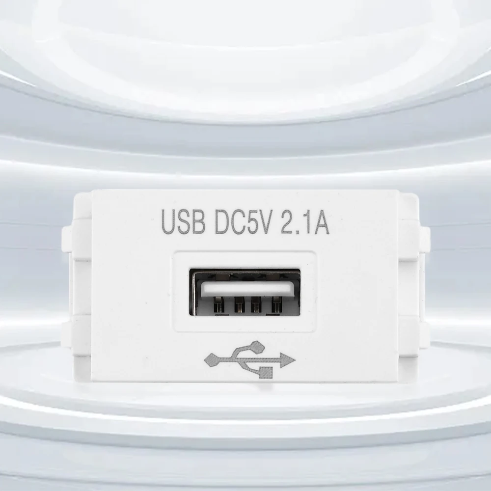 128-Type USB Power Module 220V Socket 5V Transformer 2.1A USB  Mobile Phone Charging Power Socket Switching Adapter ﻿