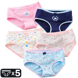 5Pcs/Lot Women's Panties Cotton Underwear Cute Print Cartoon Briefs Girls Sexy Lingeries Plus Size Pantys Breathable Underpants