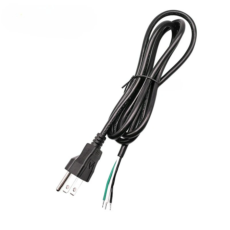 3 Prong US USA Power Extension Cable Dishwasher Power Cord 1.5m for Air Conditioner Electrical Sockets 3x18awg