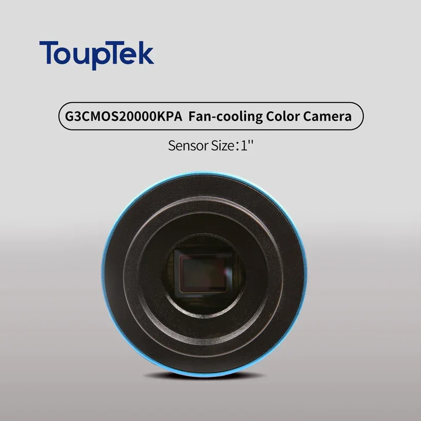 TOUPTEK G3CMOS20000KPA 20MP USB3.0 17FPS Telecamera a colori per guida astronomica raffreddata con ventola con telescopio CMOS Sony IMX183 da 1 pollice