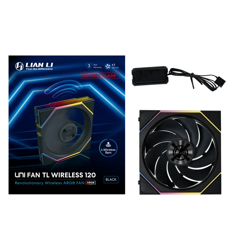 Lian-Li UNI FAN TL Wireless 120 Triple Pack With Controller