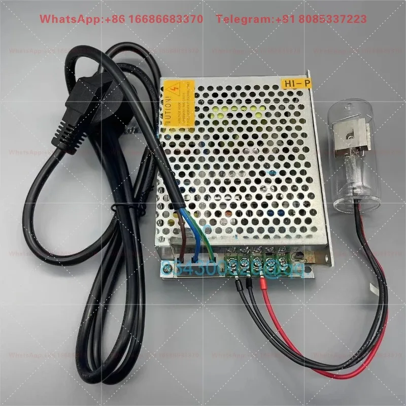 DD2.5 DD10 UV Visible Ultraviolet Spectrophotometer Deuterium Lamp Set With 2.5V/10V Power Supply