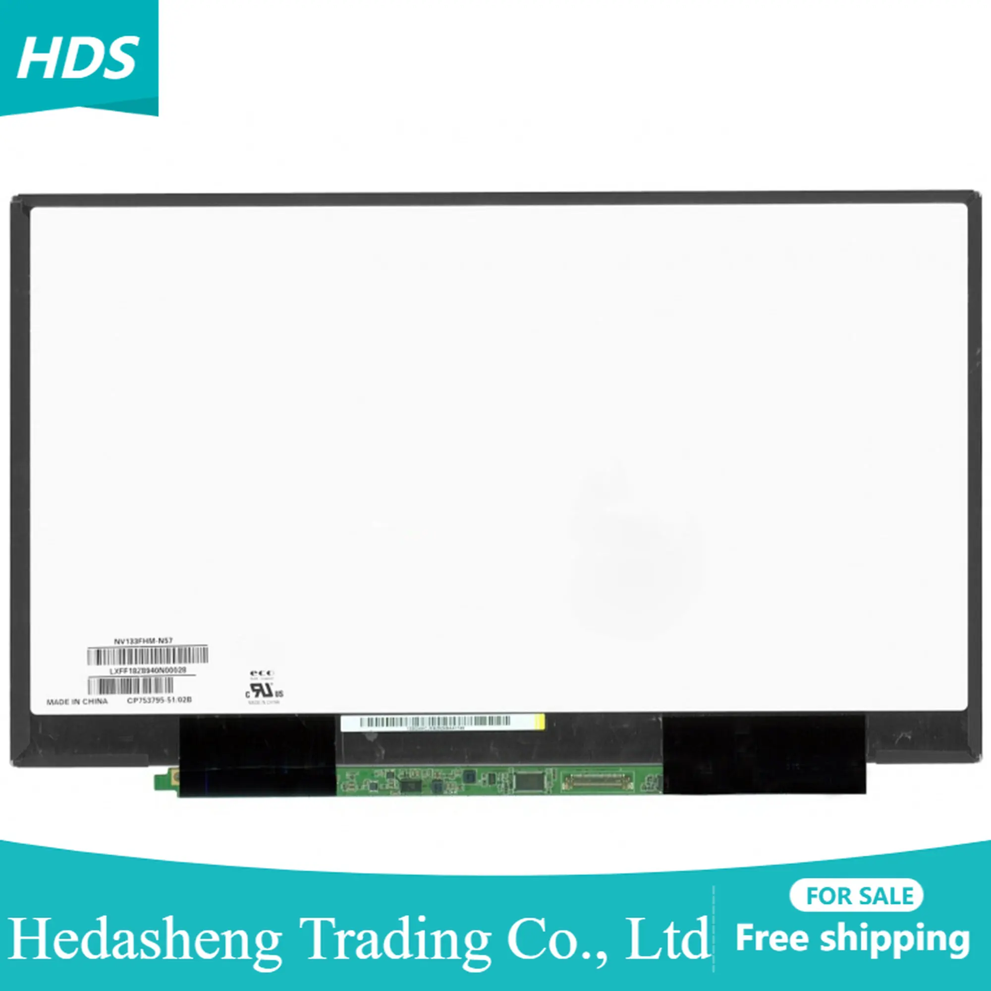 

NV133FHM-N57 13.3 inch 1920x1080 IPS FHD 30PINS EDP Contrast Ratio 800:1 60HZ Matte LCD Screen Without Touch